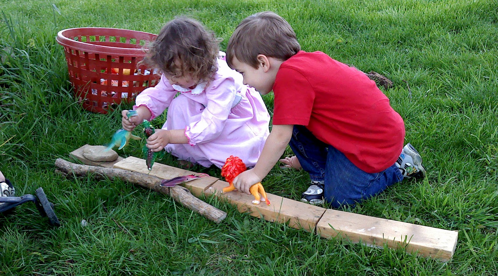 Children playing outside